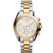 MK BRADSHAW SILVER & GOLD TONE SILVER DIAL QUARTZ