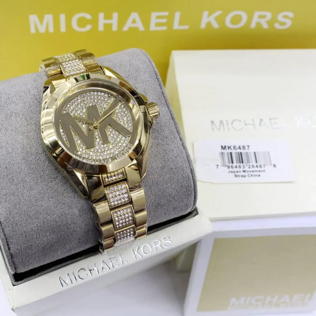 Michael Kors Bradshaw Women’s Gold-Tone Watch – MK6487