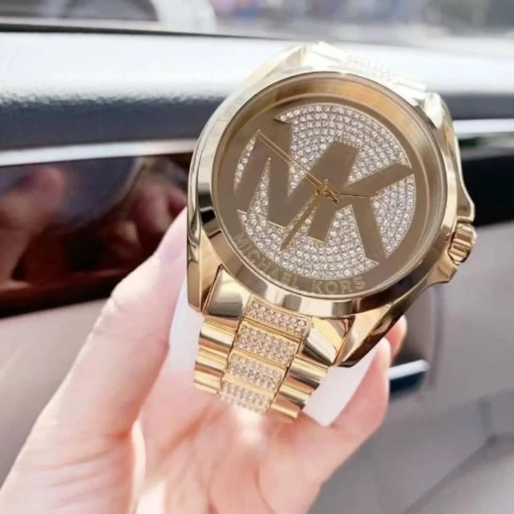 Michael Kors Bradshaw Women’s Gold-Tone Watch – MK6487