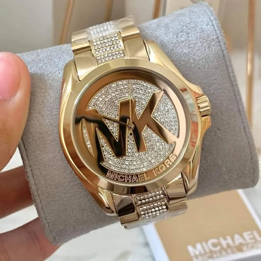 Michael Kors Bradshaw Women’s Gold-Tone Watch – MK6487