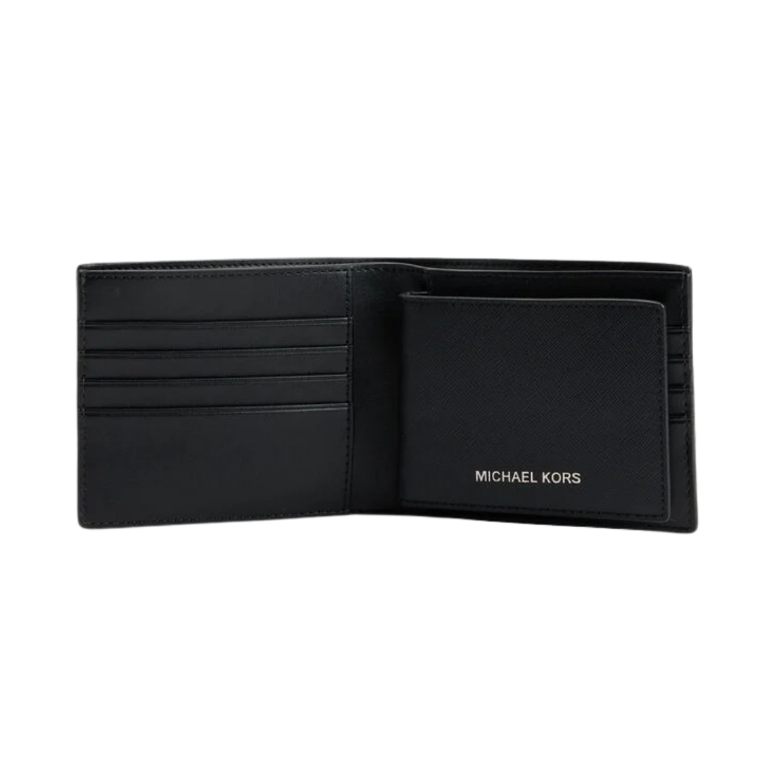 Michael Kors Men's Greyson Logo Billfold Wallet With Coin Pocket