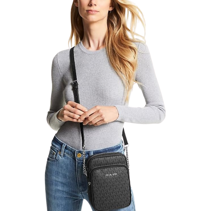 MICHAEL KORS MEDIUM JET SET TRAVEL CHAIN CROSSBODY